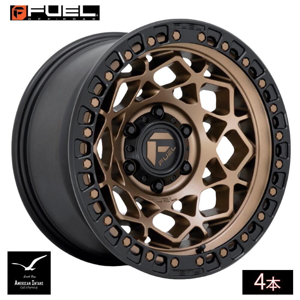 Fuel Off Road フューエルオフロード ホイール D785 UNIT | BRONZE W/ MATTE BLACK RING ( 4本 )画像
