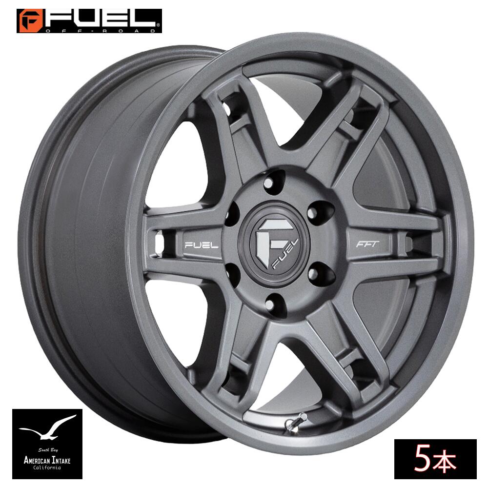 Fuel Off Road フューエルオフロード ホイール D838 SLAYER | MATTE GUNMETAL ( 5本 )|American-Intake