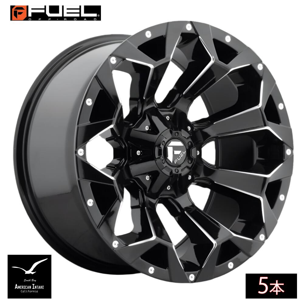 Fuel Off Road フューエルオフロード ホイール D576 ASSAULT | GLOSS BLACK MILLED ( 5本 )|American-Intake