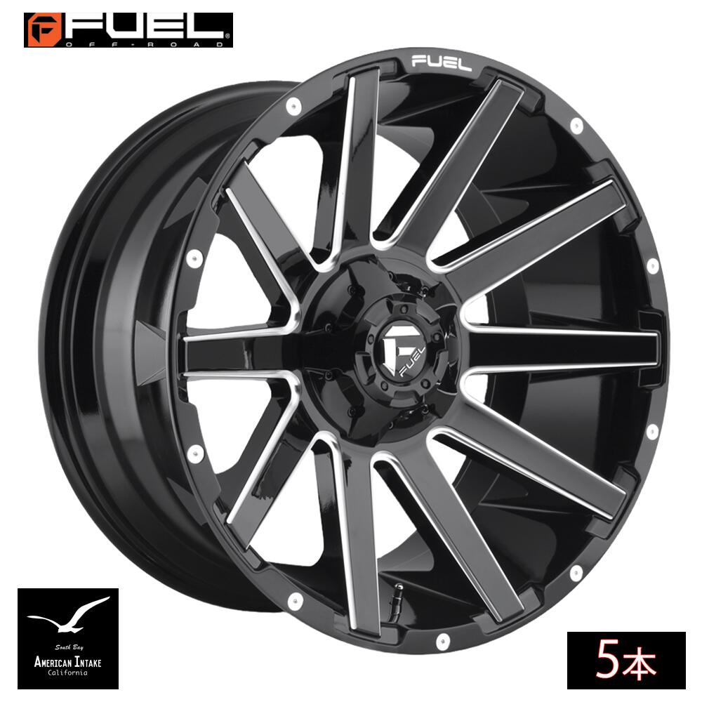 Fuel Off Road フューエルオフロード ホイール D615 CONTRA | GLOSS BLACK MILLED ( 5本 )｜American-Intake 215,550円