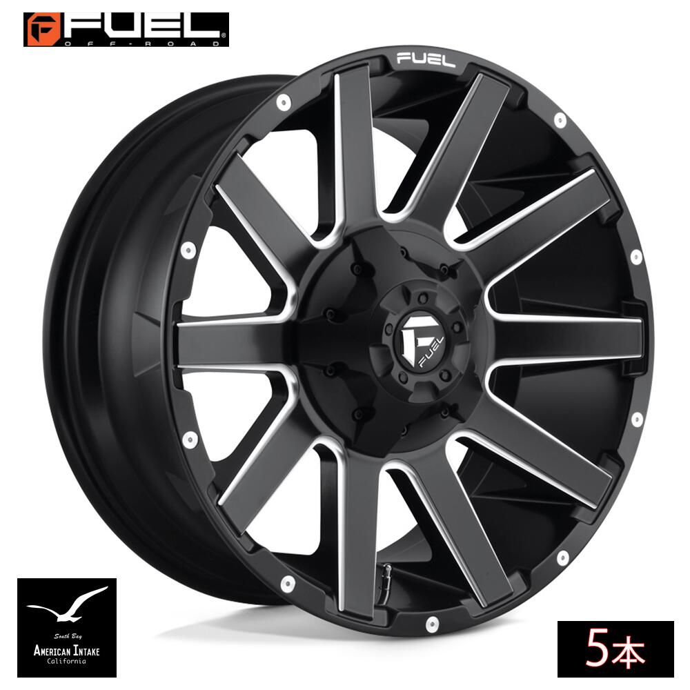 Fuel Off Road フューエルオフロード ホイール D616 CONTRA | MATTE BLACK MILLED ( 5本 )|American-Intake