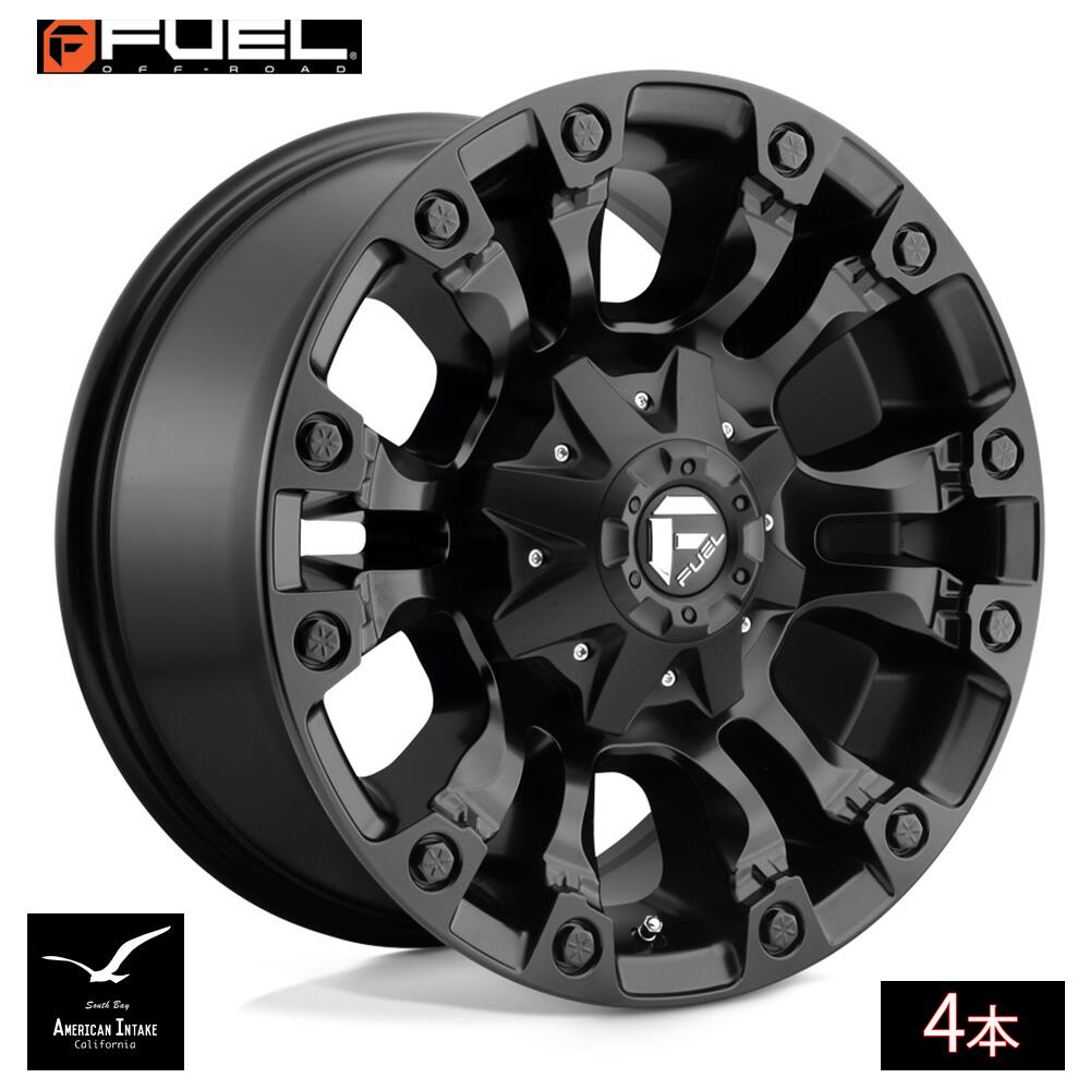 Fuel Off Road フューエルオフロード ホイール D560 VAPOR | MATTE BLACK ( 4本 )|American-Intake
