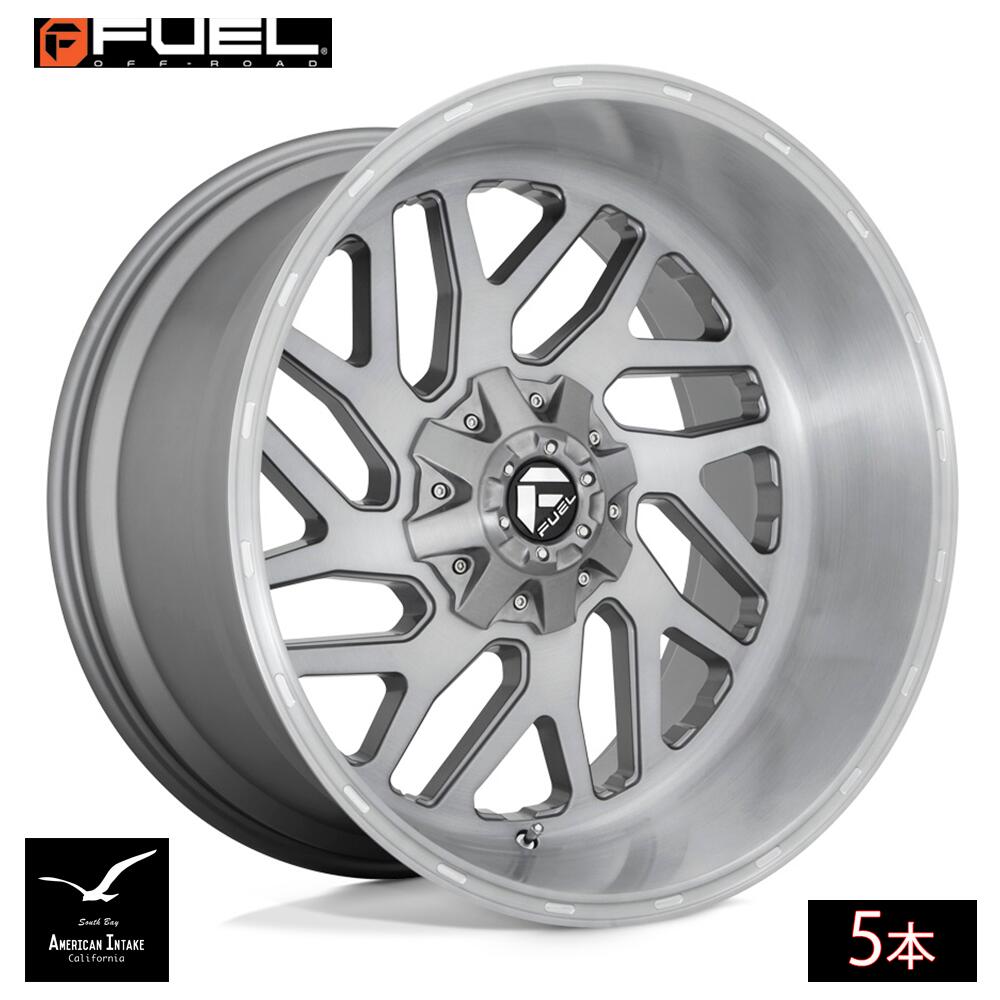 Fuel Off Road フューエルオフロード ホイール D715 TRITON PLATINUM | BRUSHED GUN METAL TINTED CLEAR ( 5本 )|American-Intake