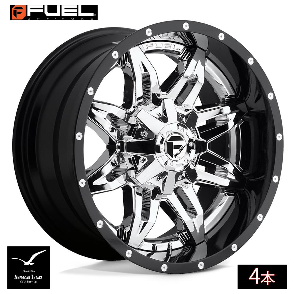 Fuel Off Road フューエルオフロード ホイール D266 LETHAL | CHROME PLATED GLOSS BLACK LIP ( 4本 )｜American-Intake