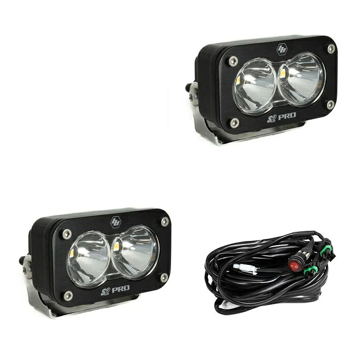 【 バハデザイン BajaDesigns 】 S2 pro プロ LED AUX ライト 2個 ペア セット バハ デザイン Baja Designs｜American-Intake 42,120円