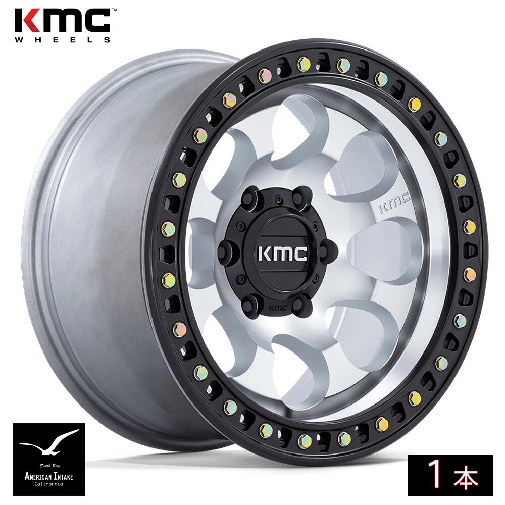 KMC ホイール KM550 RIOT SBL | MACHINED W/ SATIN BLACK LIP ( 1本 )｜American-Intake