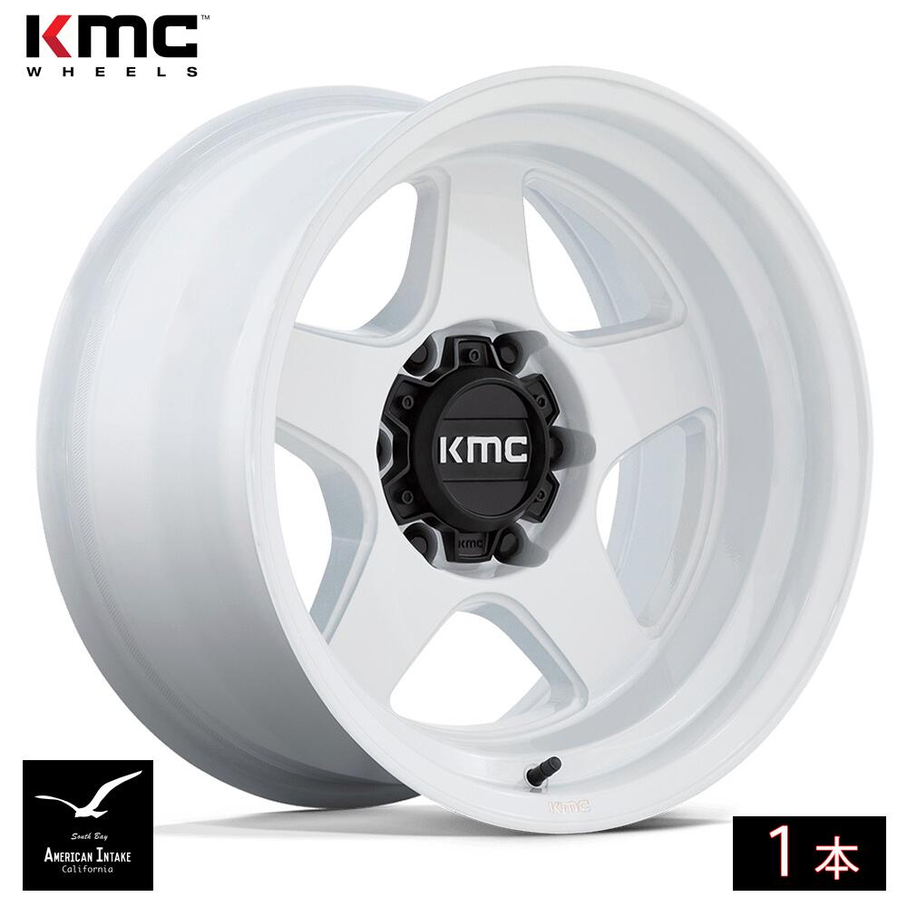 KMC ホイール KM728 LOBO | GLOSS WHITE ( 1本 )|American-Intake