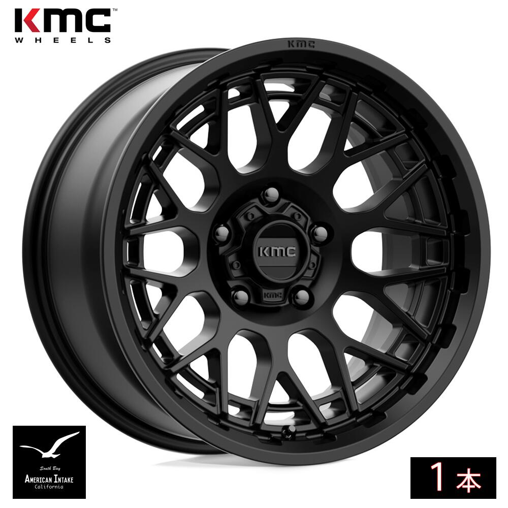 KMC ホイール KM722 TECHNIC | SATIN BLACK ( 1本 )｜American-Intake
