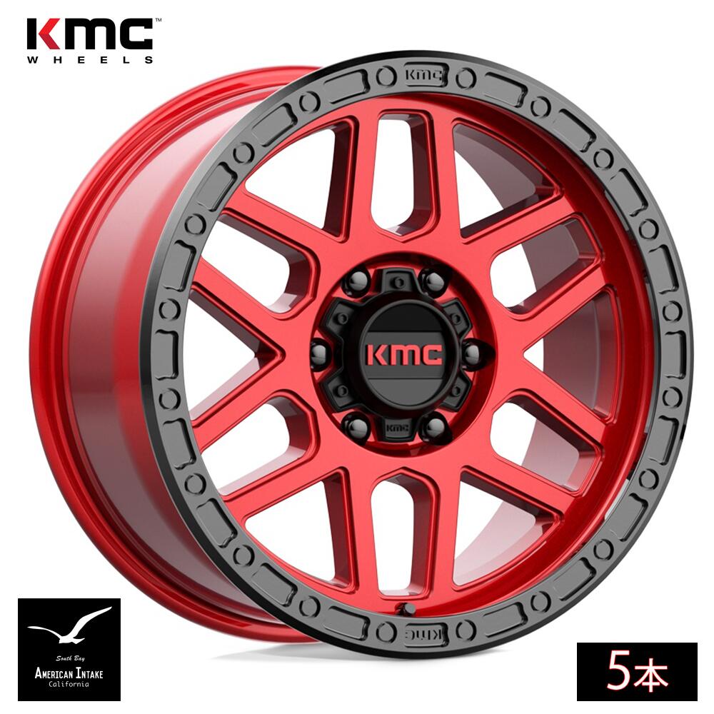 KMC ホイール KM544 MESA | CANDY RED W/ BLACK LIP ( 5本 )|American-Intake