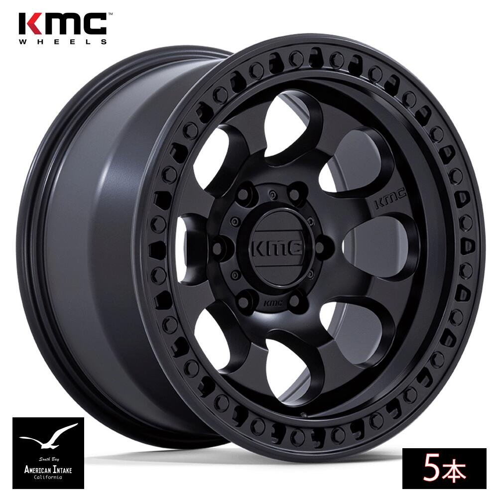 KMC ホイール KM550 RIOT SBL | SATIN BLACK ( 5本 )｜American-Intake