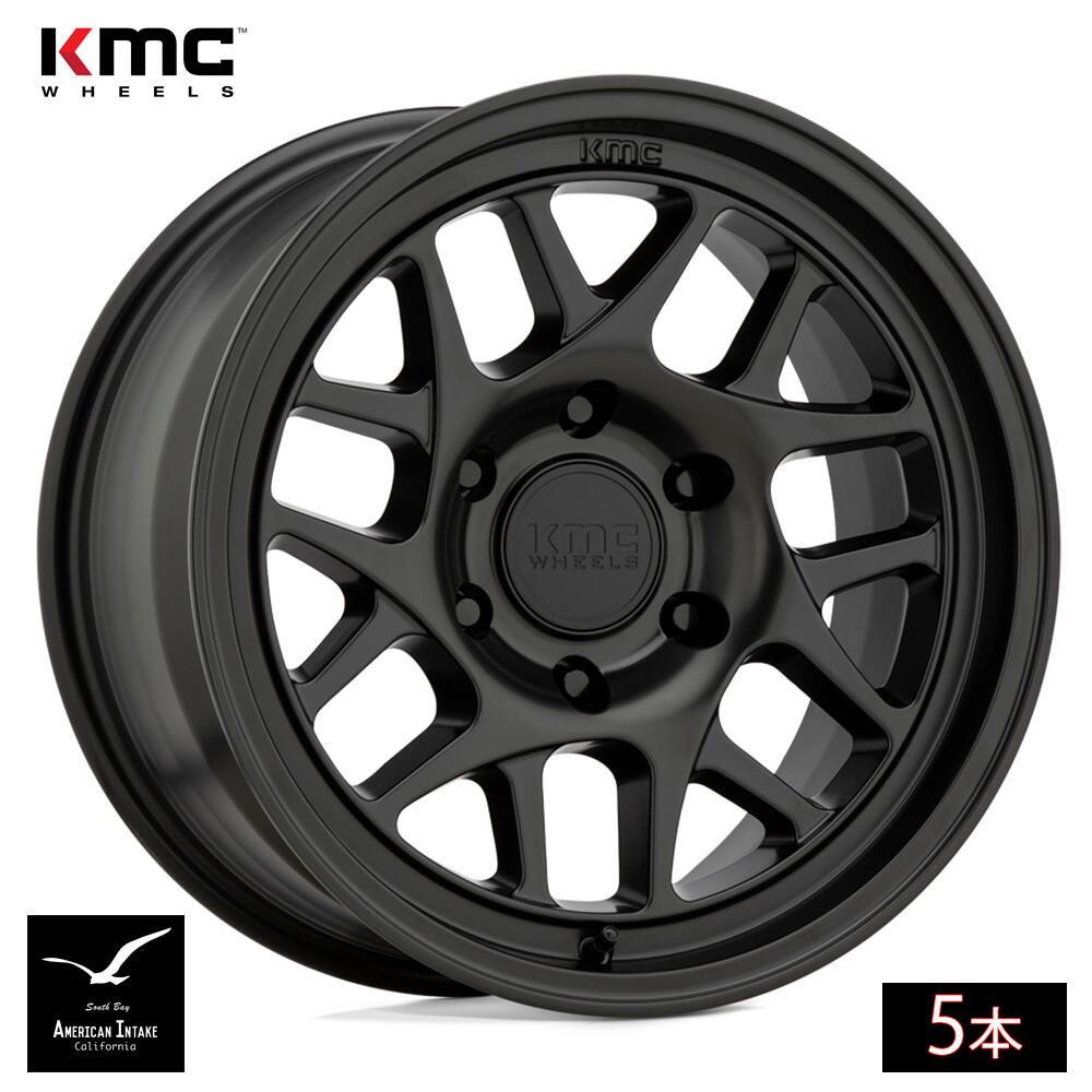 KMC ホイール KM717 BULLY OL | SATIN BLACK ( 5本 )|American-Intake