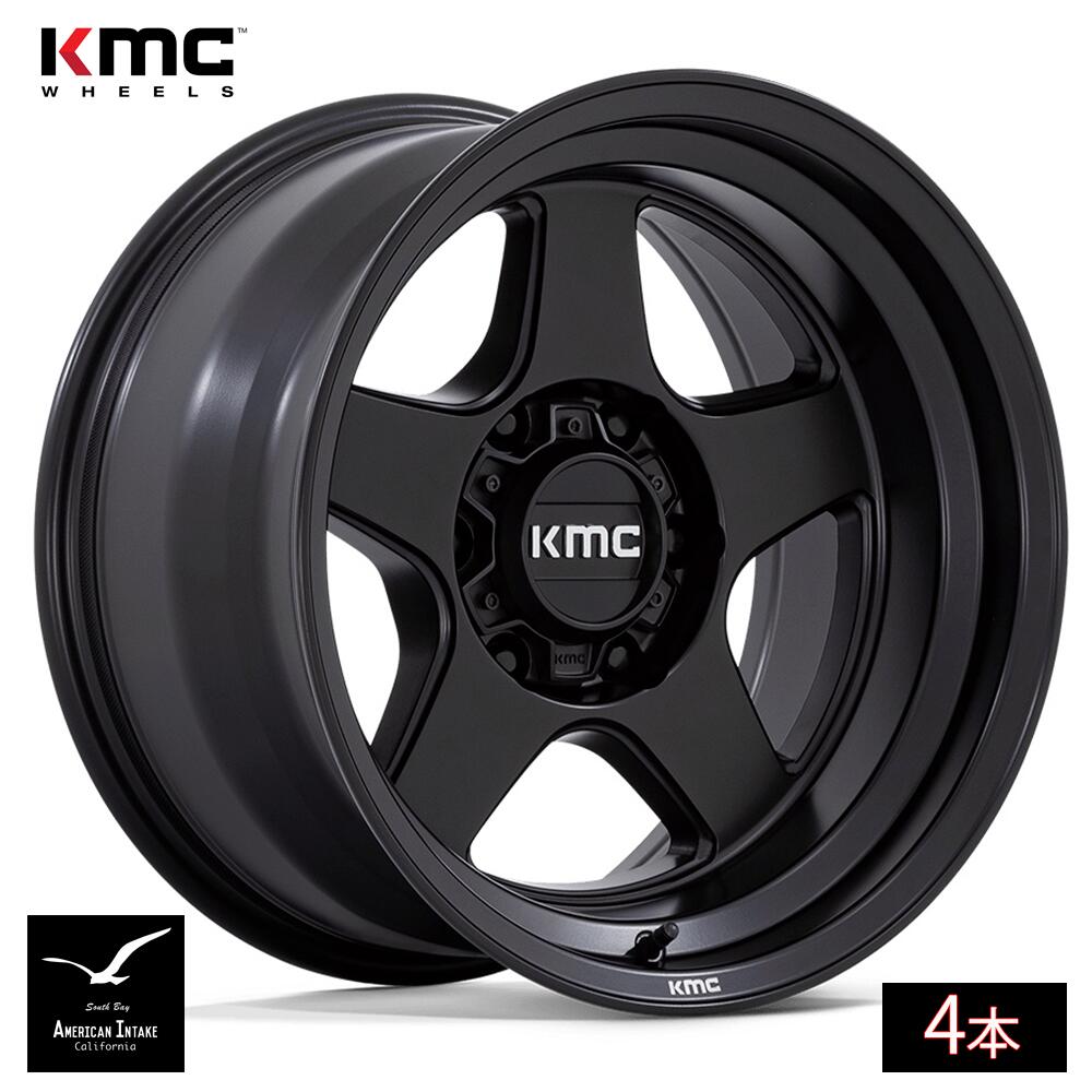 KMC ホイール KM728 LOBO | MATTE BLACK ( 4本 )｜American-Intake
