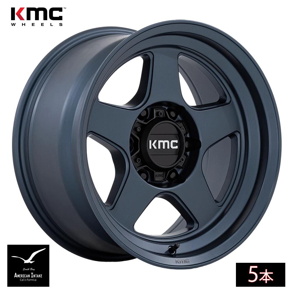 KMC ホイール KM728 LOBO | METALLIC BLUE ( 5本 )｜American-Intake