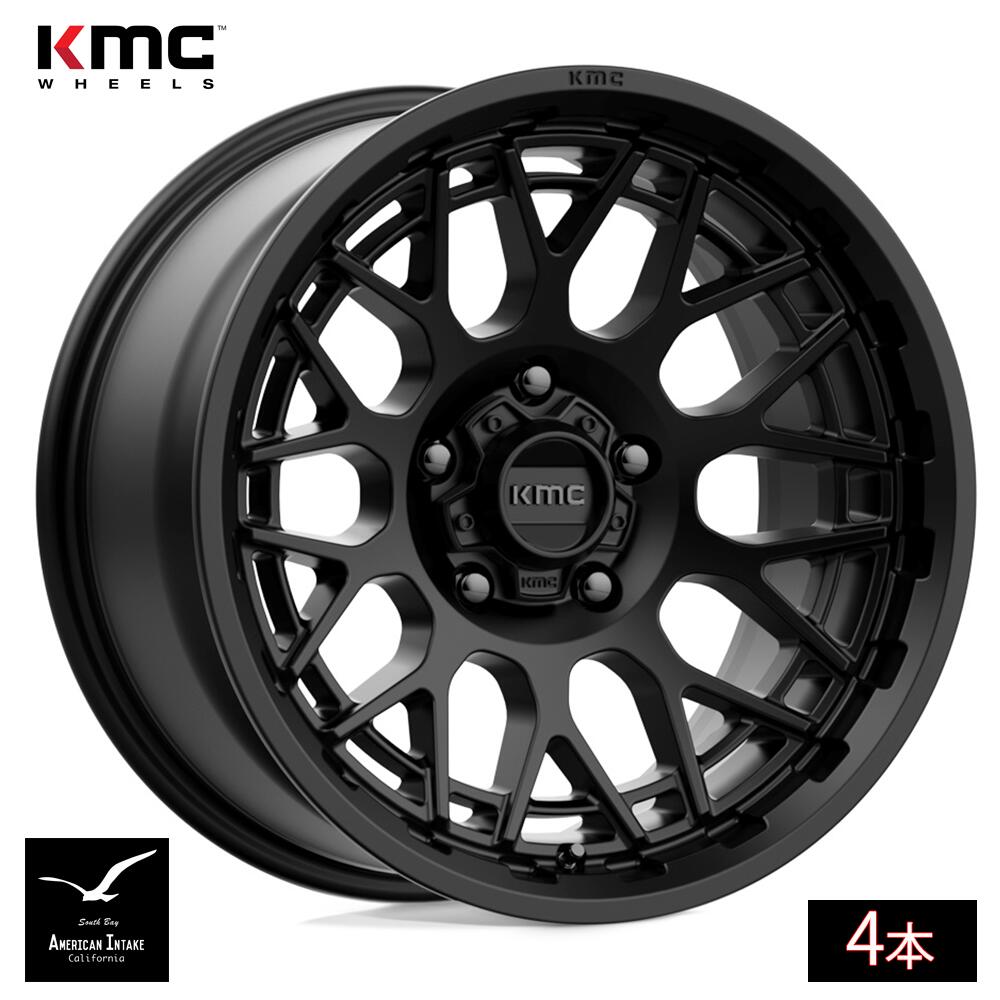 KMC ホイール KM722 TECHNIC | SATIN BLACK ( 4本 )|American-Intake