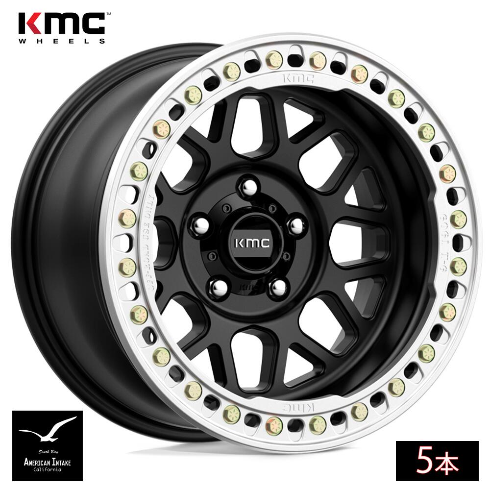 KMC ホイール KM235 GRENADE CRAWL BEADLOCK | SATIN BLACK ( 5本 )｜American-Intake