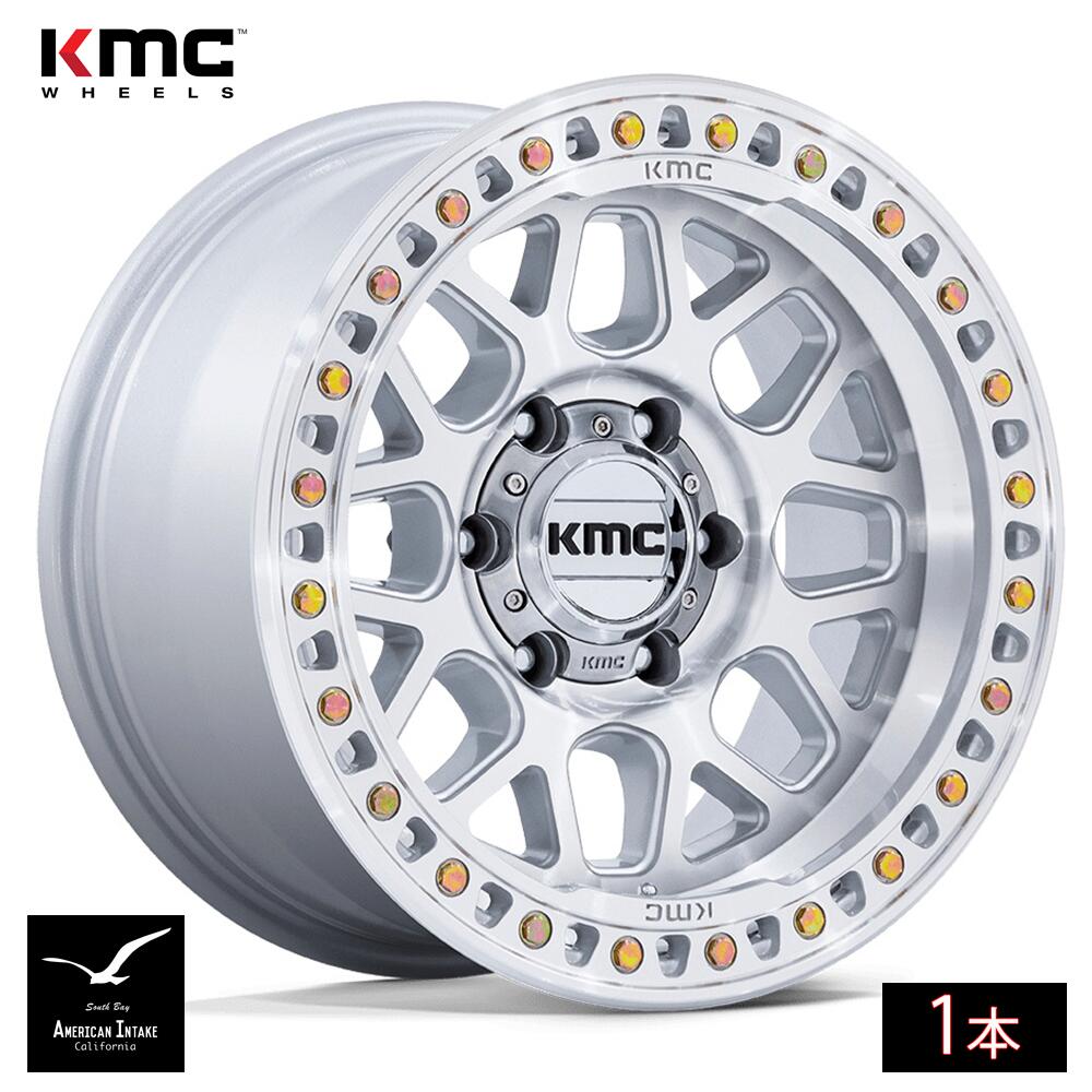 KMC ホイール KM549 GRS | GLOSS SILVER W/ MACHINED FACE フォージド鍛造ホイール ( 1本 )｜American-Intake