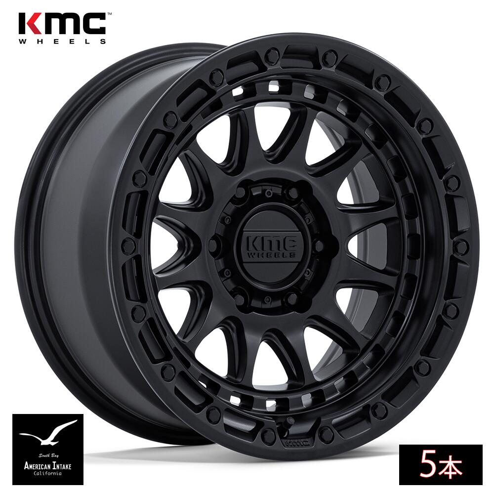 KMC ホイール KM556 CRUX | BLACKOUT ( 5本 )｜American-Intake