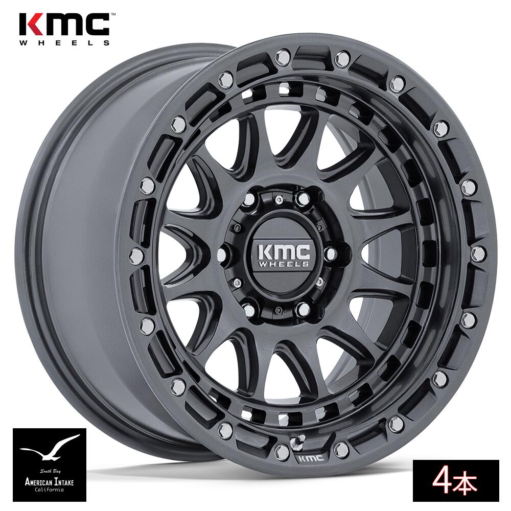 KMC ホイール KM556 CRUX | GLOSS GUNMETAL ( 4本 )|American-Intake