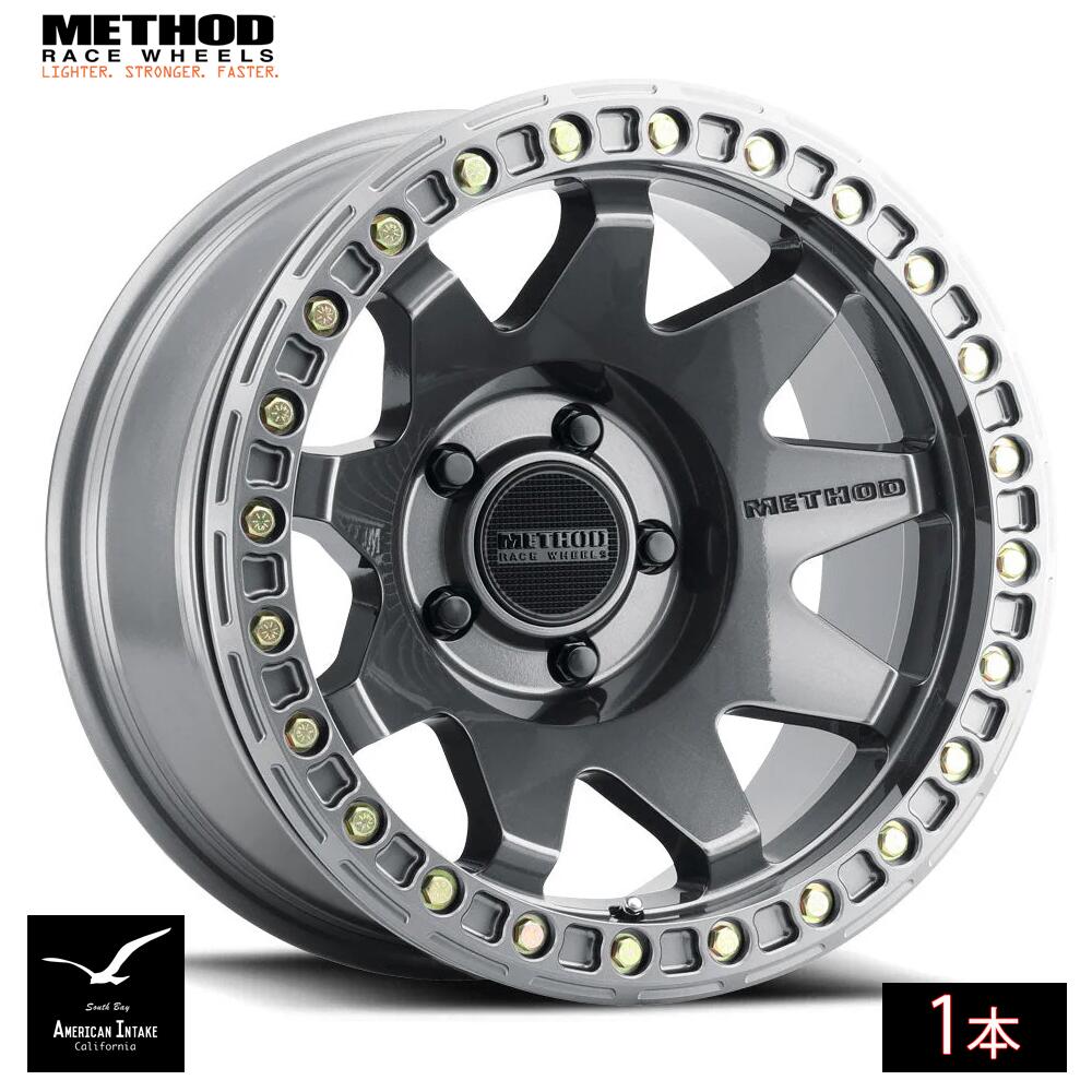 Method Race Wheels メソッド ホイール 108 Beadlock | GLOSS TITANIUM ( 1本 )|American-Intake