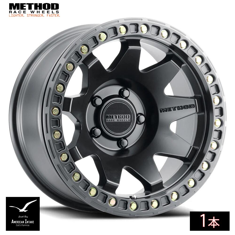 Method Race Wheels メソッド ホイール 108 Beadlock | MATTE BLACK ( 1本 )|American-Intake