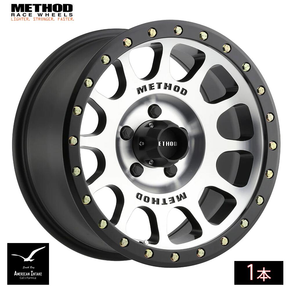Method Race Wheels メソッド ホイール 305 NV | MACHINED - MATTE BLACK LIP ( 1本 )｜American-Intake