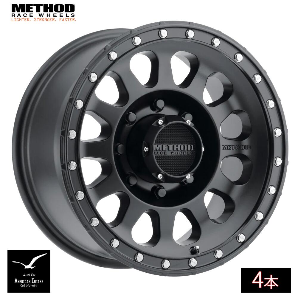 Method Race Wheels メソッド ホイール 315 | MATTE BLACK ( 4本 )|American-Intake