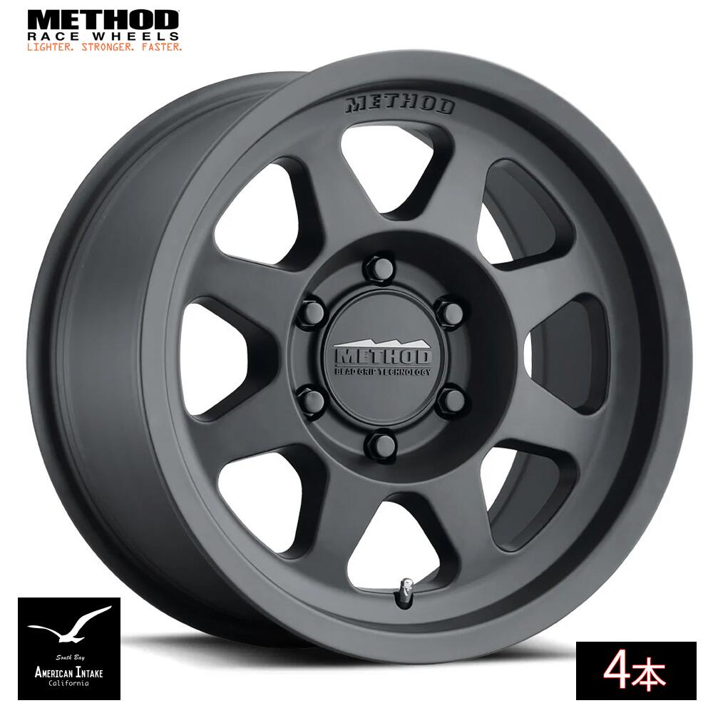 Method Race Wheels メソッド ホイール 701 Bead Grip | MATTE BLACK ( 4本 )|American-Intake