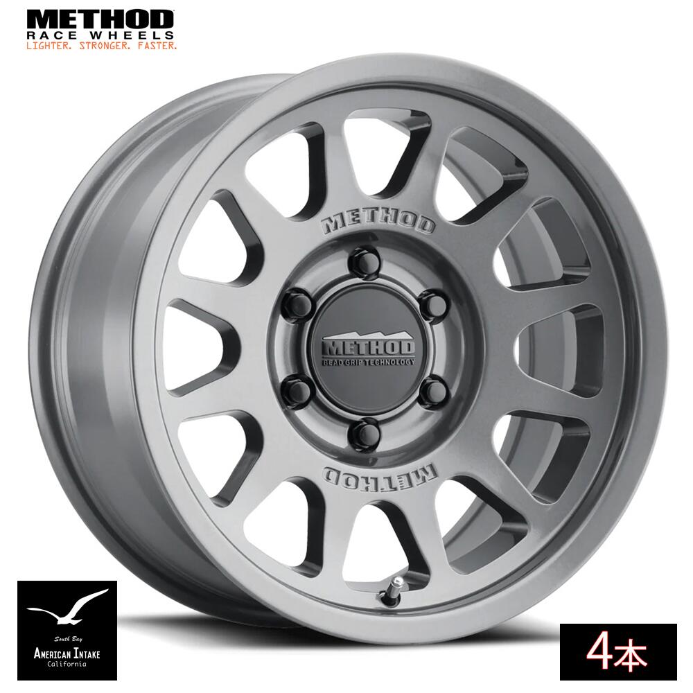 Method Race Wheels メソッド ホイール 703 Bead Grip | GLOSS TITANIUM ( 4本 )｜American-Intake