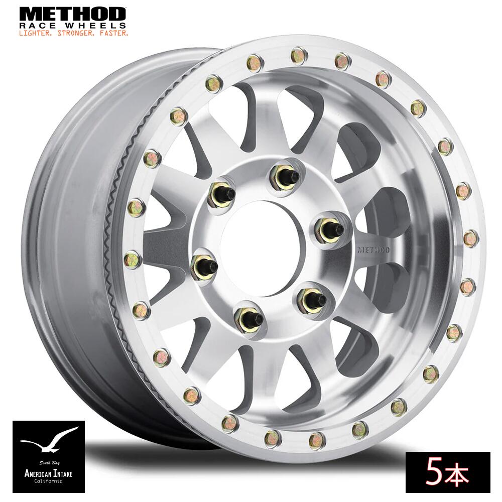 Method Race Wheels メソッド ホイール 101 Beadlock | MACHINED - RAW ( 5本 )｜American-Intake