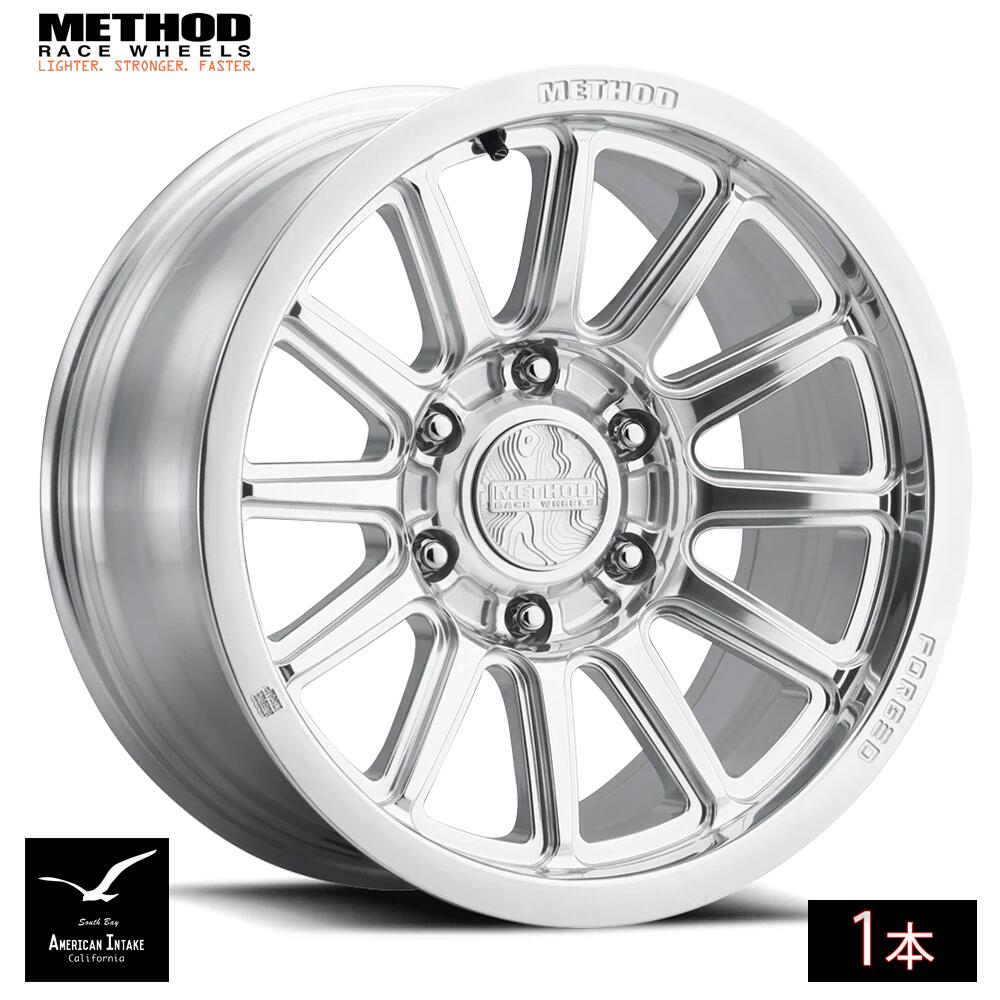 Method Race Wheels メソッド ホイール 204 Forged Bead Grip | POLISHED - CLEAR COAT フォージド鍛造ホイール ( 1本 )|American-Intake