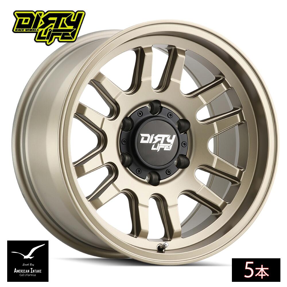 Dirty life Wheels ダーティーライフ ホイール CANYON 9310 | SATIN GOLD ( 5本 )｜American-Intake 159,350円