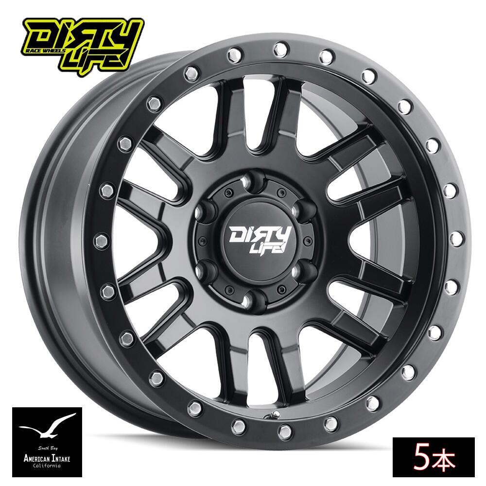 Dirty life Wheels ダーティーライフ ホイール CANYON PRO 9309 | MATTE BLACK/MATTE BLACK LIP ( 5本 )|American-Intake
