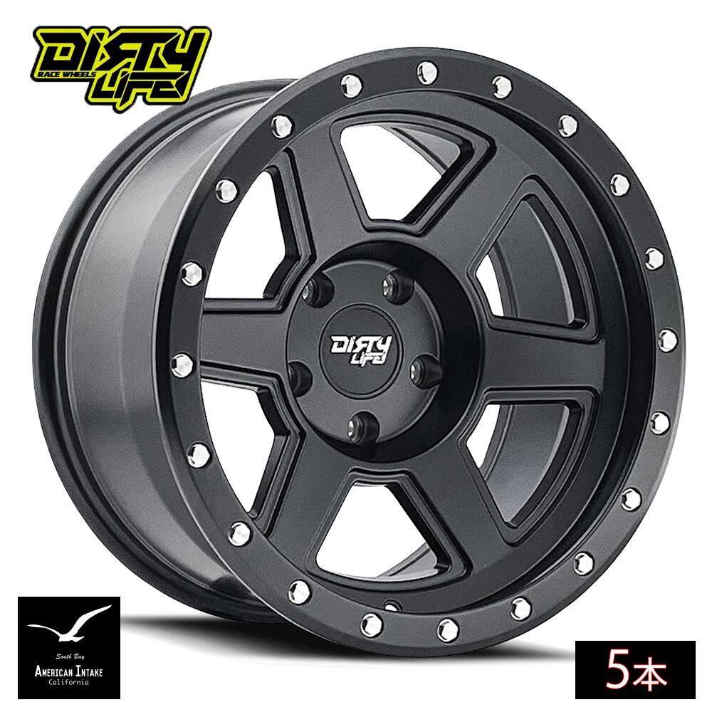 Dirty life Wheels ダーティーライフ ホイール COMPOUND 9315 | MATTE BLACK ( 5本 )|American-Intake