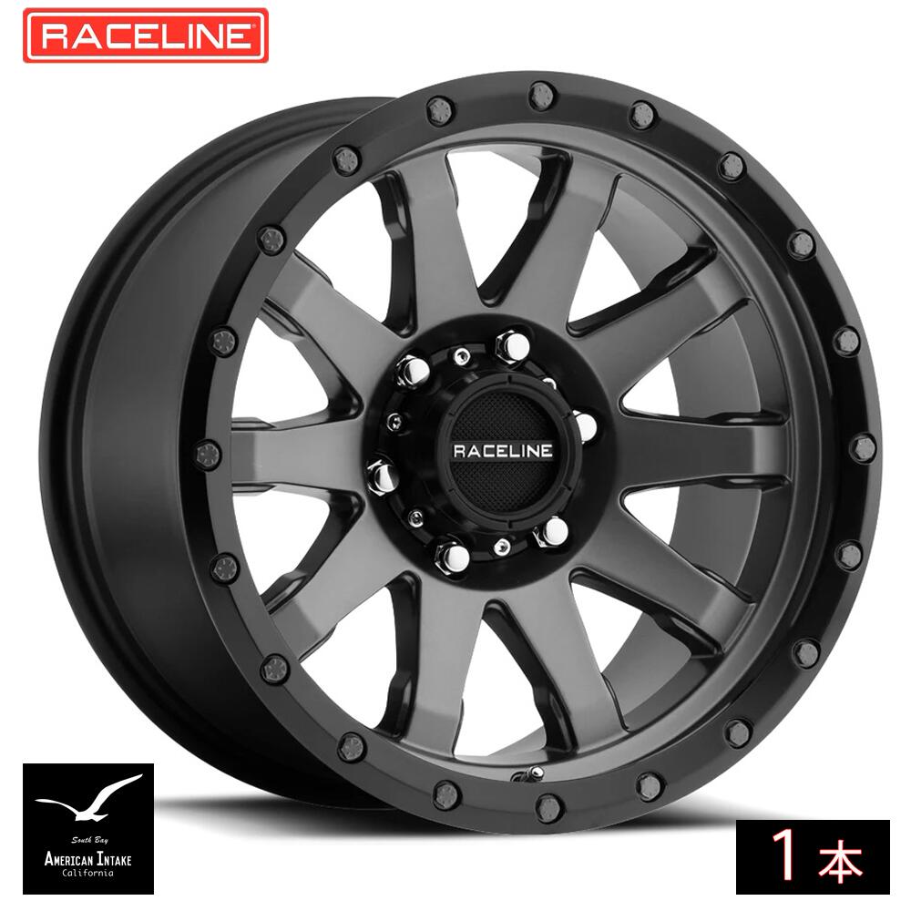 Raceline Wheels レースライン ホイール 934G Clutch | Gun Metal w/ Black ring ( 1本 )｜American-Intake