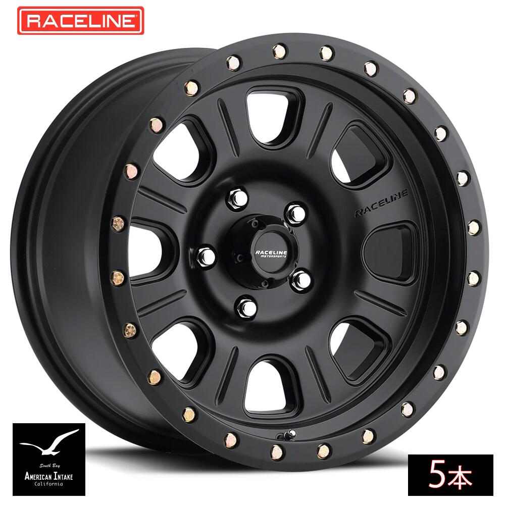Raceline Wheels レースライン ホイール 928B-SL Monster | Satin Black ( 5本 )|American-Intake