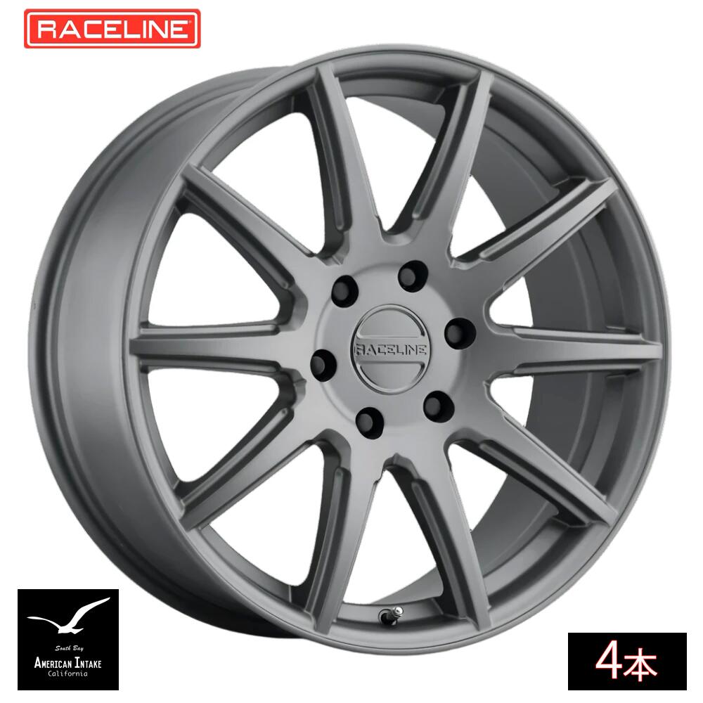 Raceline Wheels レースライン ホイール 159G SPIKE | GUN METAL ( 4本 )｜American-Intake