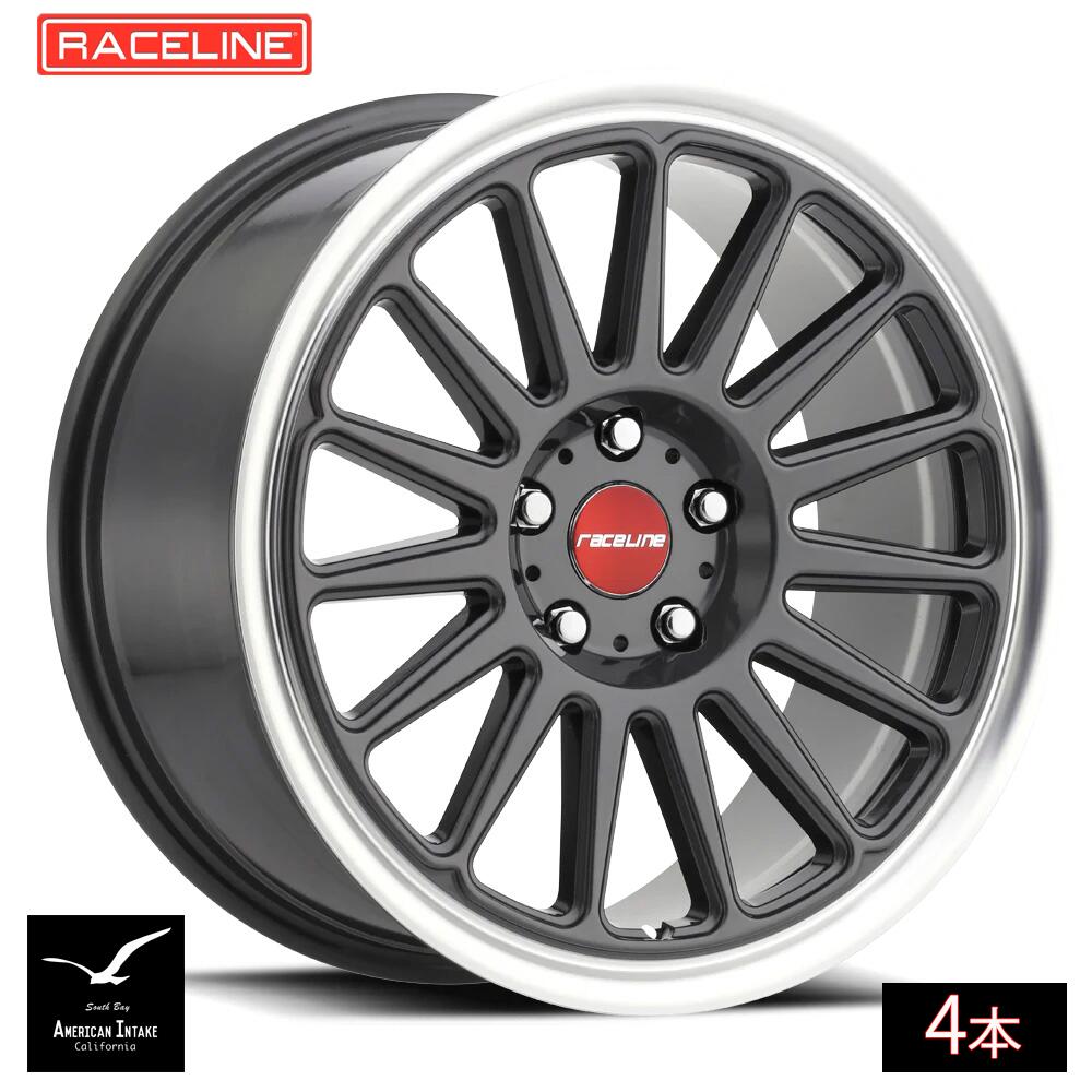 Raceline Wheels レースライン ホイール 315G Grip | Gunmetal ( 4本 )｜American-Intake