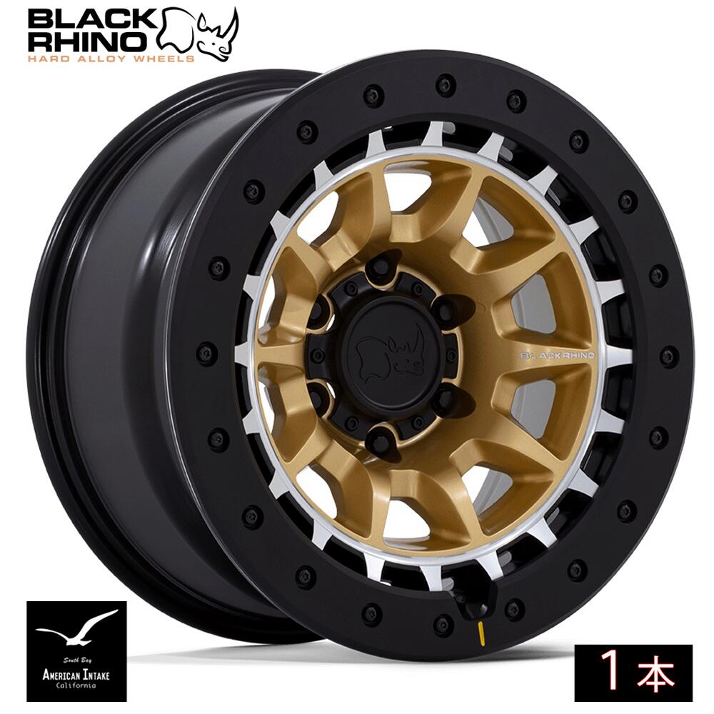 BLACK RHINO ブラックライノ ホイール BR016 TUSK | MATTE GOLD W/ MACHINED RING ( 1本 )|American-Intake