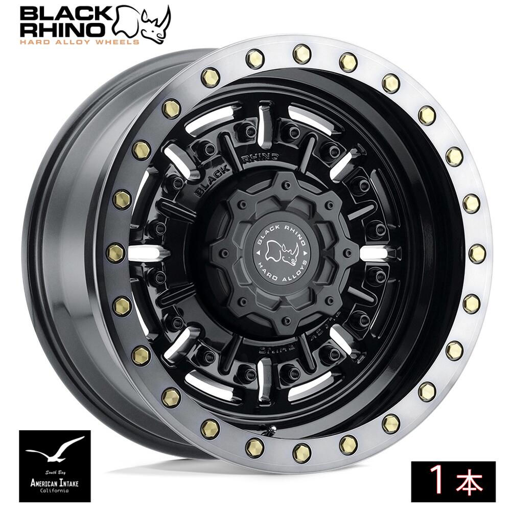 BLACK RHINO ブラックライノ ホイール ABRAMS | GLOSS GUN BLACK W/ MACHINED DARK TINT ( 1本 )|American-Intake