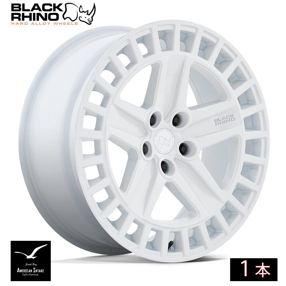 BLACK RHINO ブラックライノ ホイール ALSTON | GLOSS WHITE ( 1本 )｜American-Intake