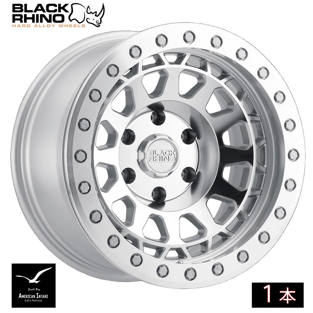 BLACK RHINO ブラックライノ ホイール PRIMM | SILVER W/ MIRROR FACE & MACHINED RING ( 1本 )|American-Intake
