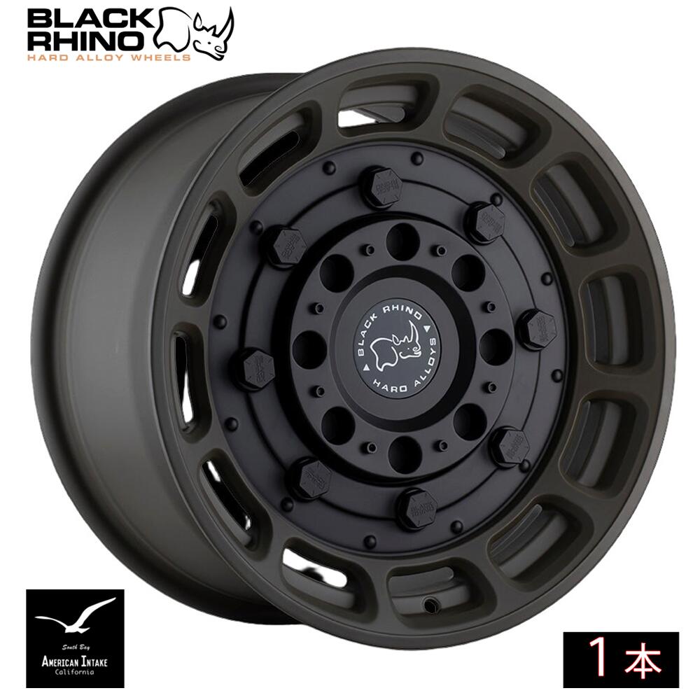 BLACK RHINO ブラックライノ ホイール WARTHOG | MATTE OLIVE DAB GREEN W/ BLACK CENTER ( 1本 )｜American-Intake