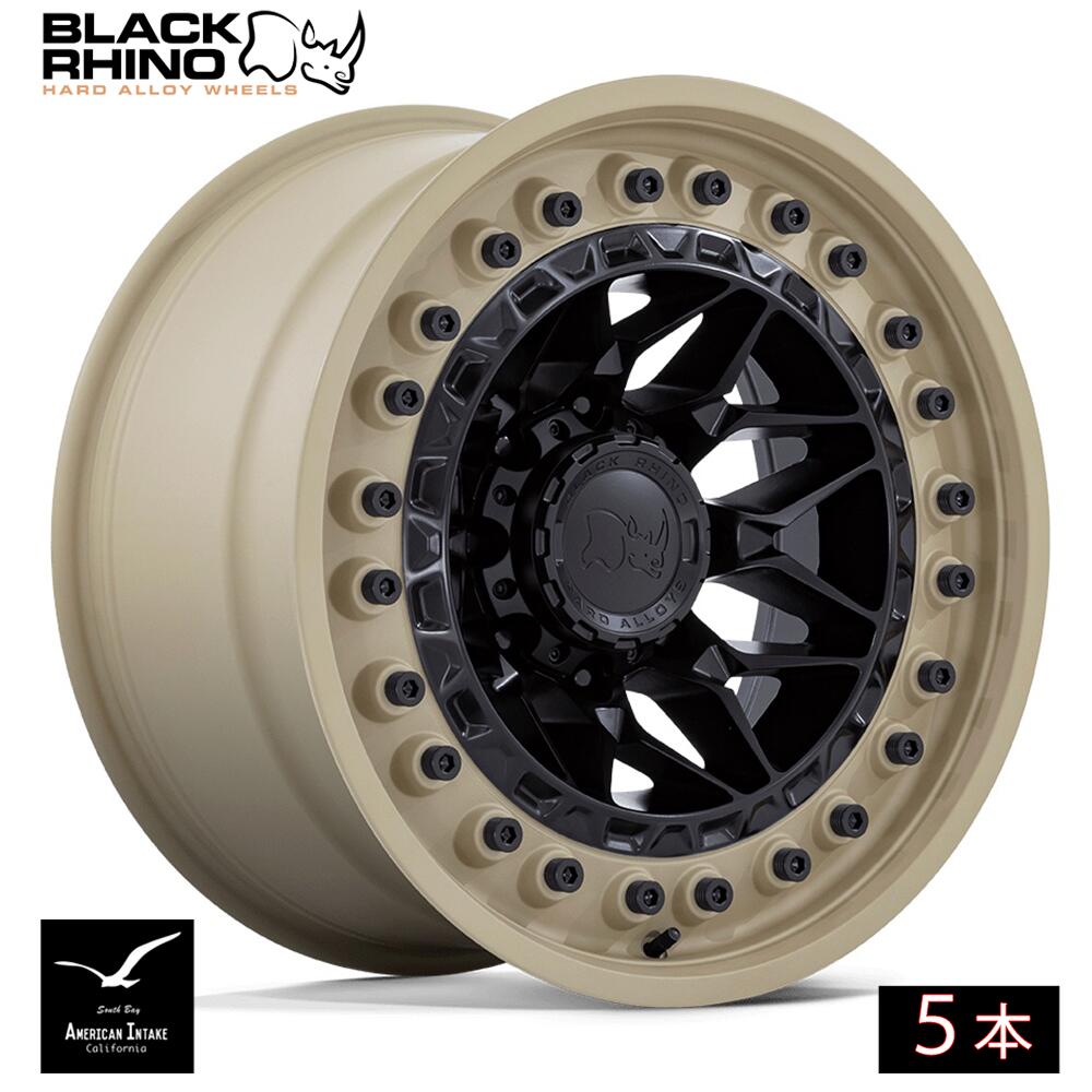 BLACK RHINO ブラックライノ ホイール ALPHA | MATTE BLACK W/ SAND LIP ( 5本 )|American-Intake