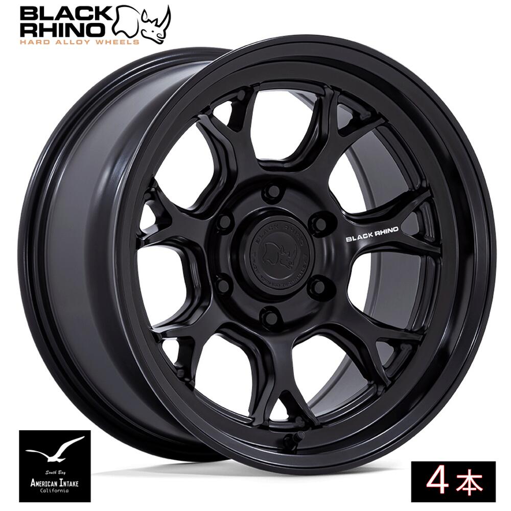 BLACK RHINO ブラックライノ ホイール BR017 ETOSHA | MATTE BLACK ( 4本 )｜American-Intake 181,350円