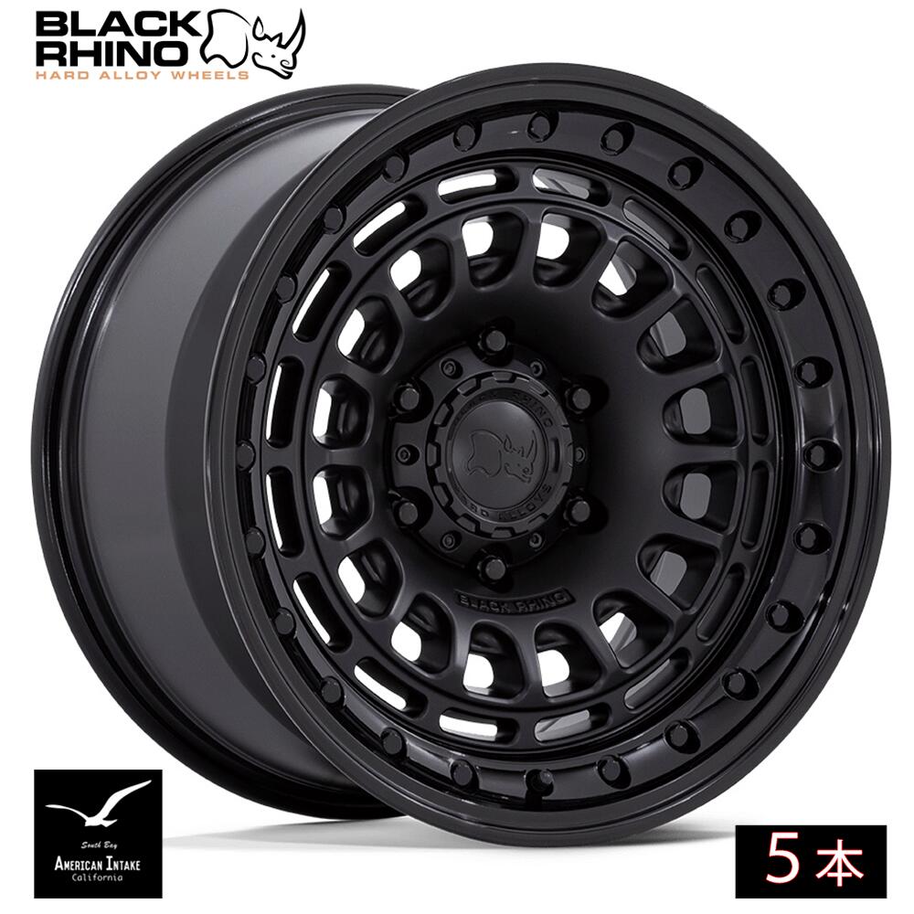 BLACK RHINO ブラックライノ ホイール BR014 SAHARA | MATTE BLACK W/ GLOSS BLACK LIP ( 5本 )｜American-Intake