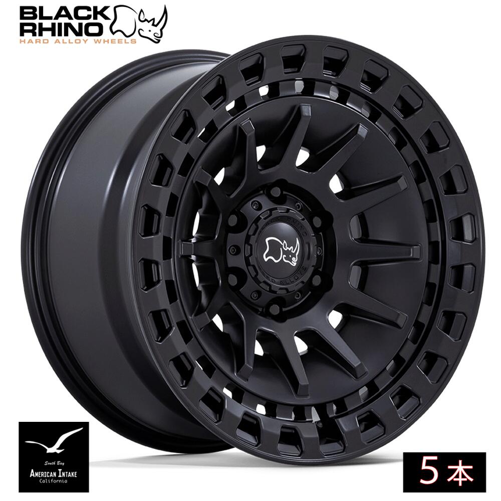 BLACK RHINO ブラックライノ ホイール BARRAGE | MATTE BLACK ( 5本 )|American-Intake