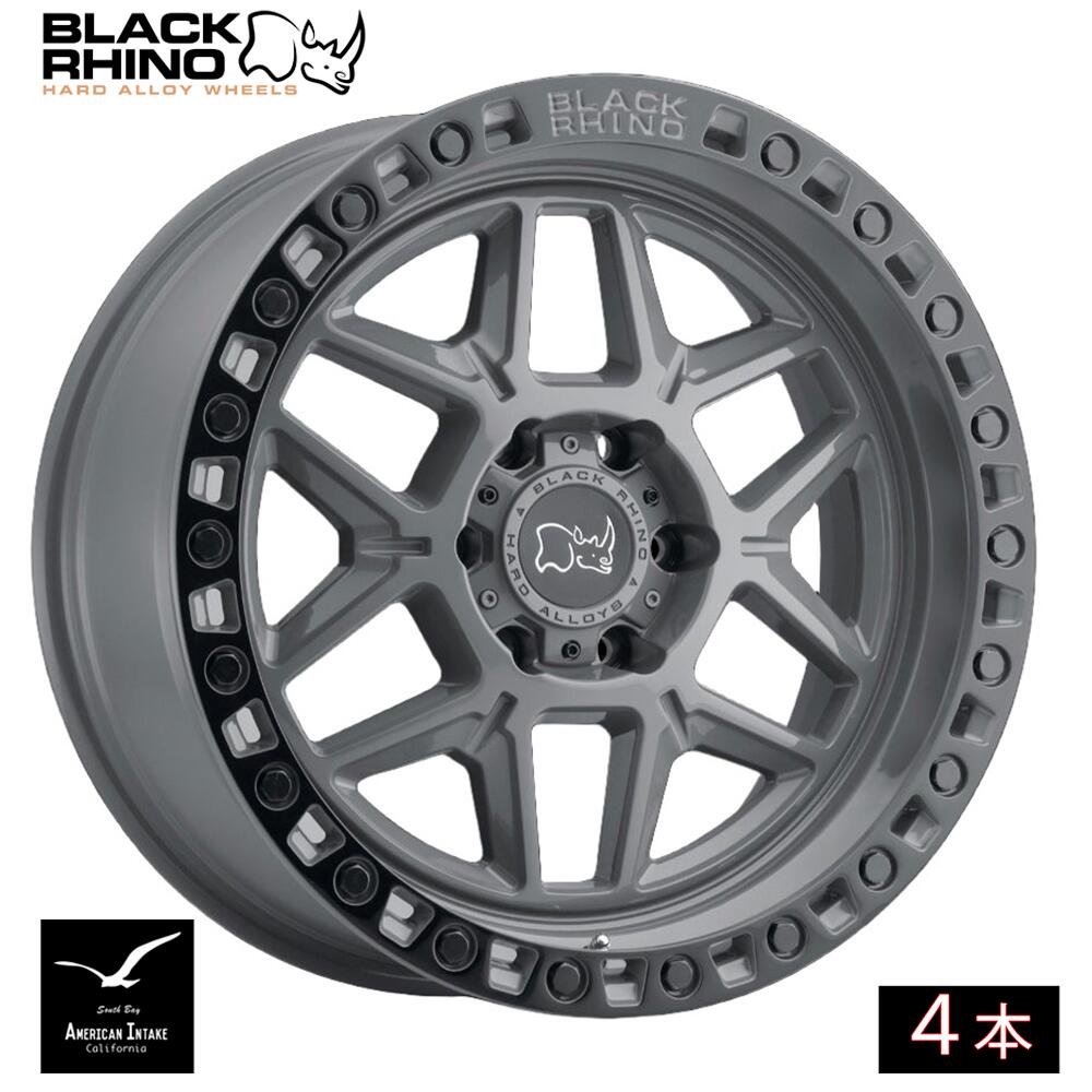 BLACK RHINO ブラックライノ ホイール KELSO | BATTLESHIP GRAY W/ BLACK RING ( 4本 )｜American-Intake