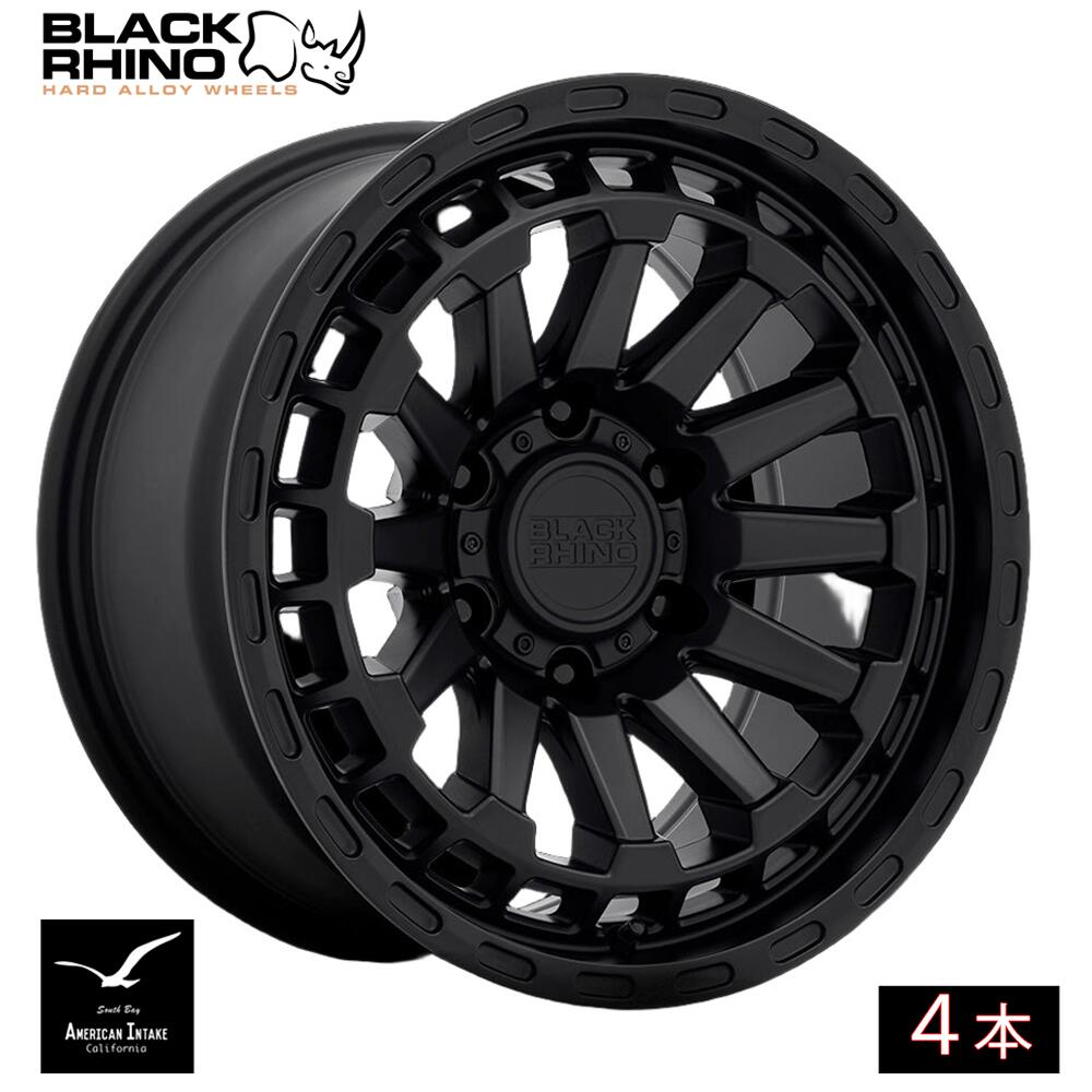 BLACK RHINO ブラックライノ ホイール RAID | MATTE BLACK ( 4本 )|American-Intake