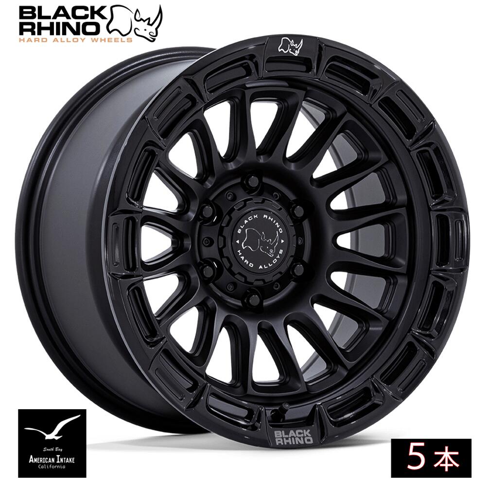BLACK RHINO ブラックライノ ホイール BR025 RIVAL | MATTE BLACK W/ GLOSS BLACK LIP ( 5本 )｜American-Intake 216,300円