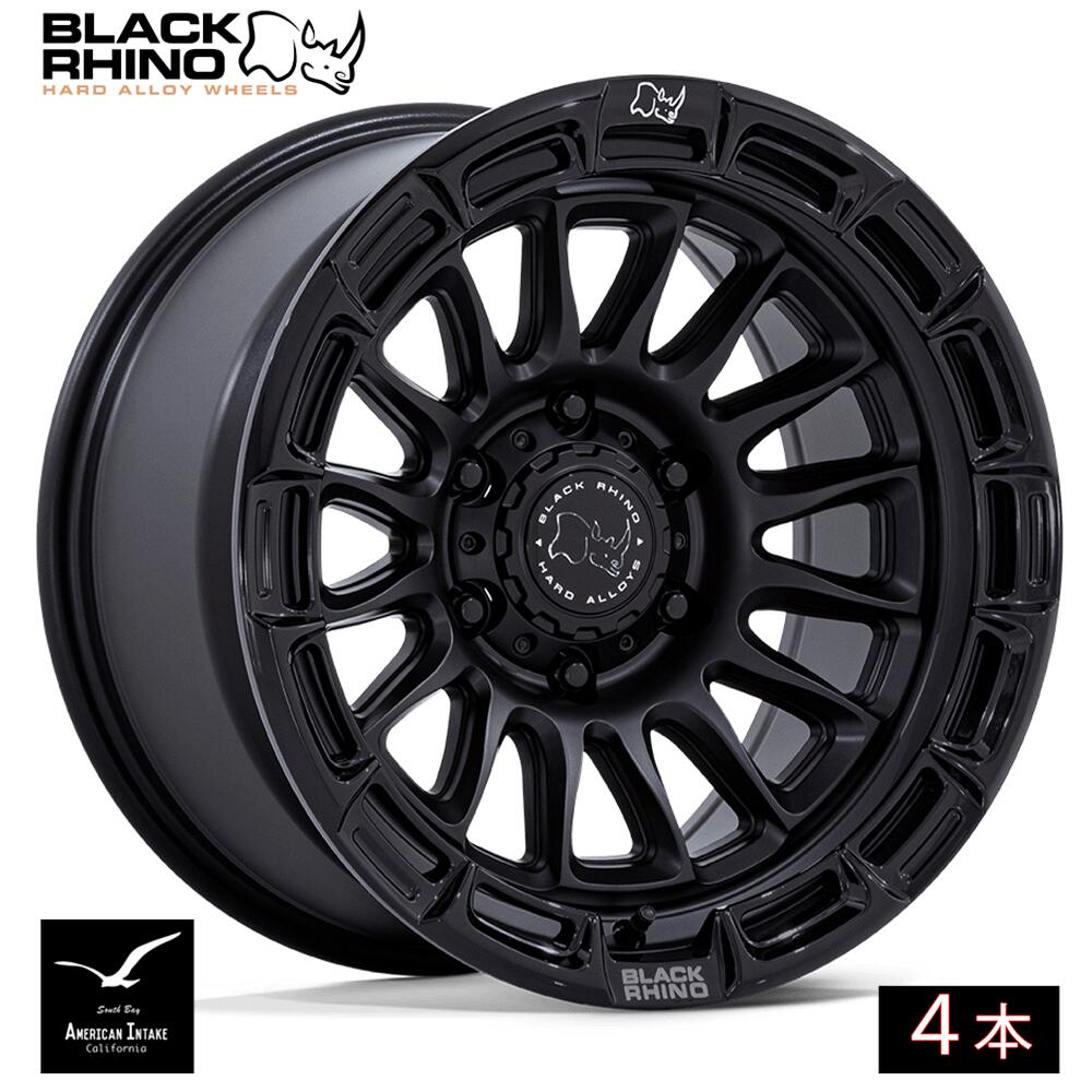 BLACK RHINO ブラックライノ ホイール BR025 RIVAL | MATTE BLACK W/ GLOSS BLACK LIP ( 4本 )|American-Intake